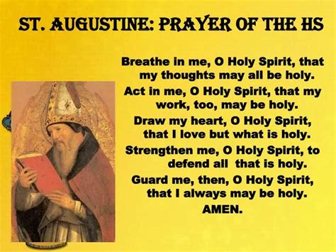 Ppt St Augustine Prayer Of The Hs Powerpoint Presentation Free