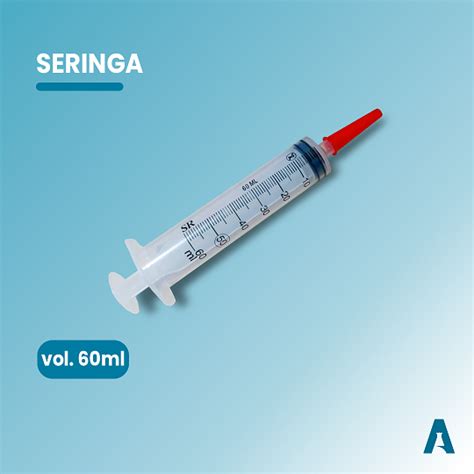 Seringa 60ml Desc S Agulha Slip Unitário SR Adria Laboratórios