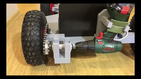 DIY Drill Powered Go Kart YouTube