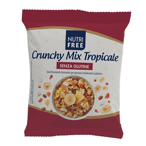 SENZA GLUTINE CRUNCKY MIX TROPICALE MUESLI GR 40X20 NUTRIFREE SENZA