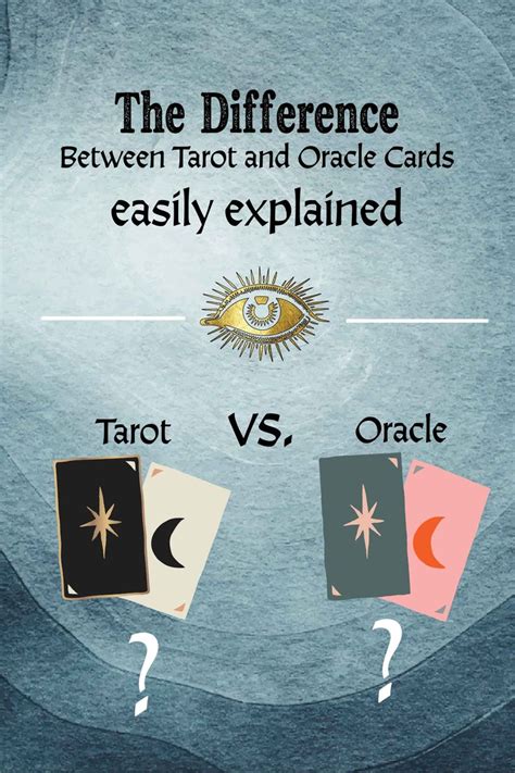 Tarot Vs Oracle Decks Unraveling The Mysteries