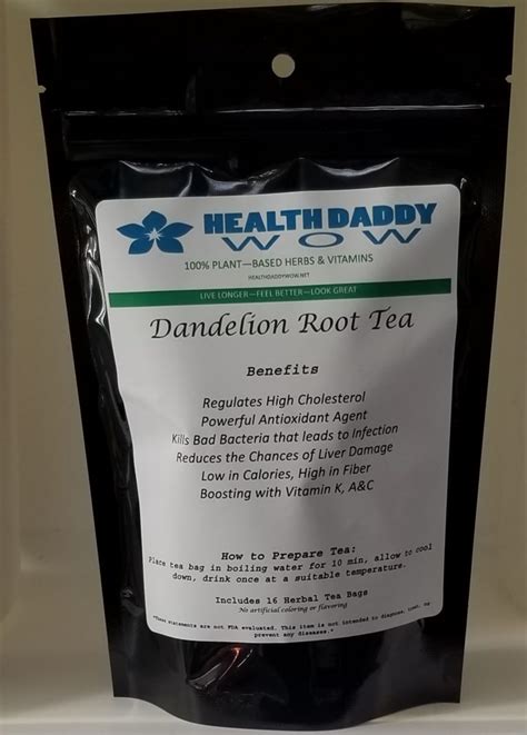 Dandelion Root Tea - Health Daddy Wow