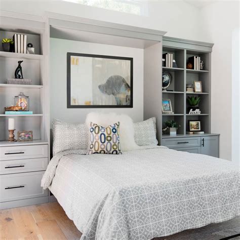 Anatomy of a Murphy Bed with Shelves | More Space Place