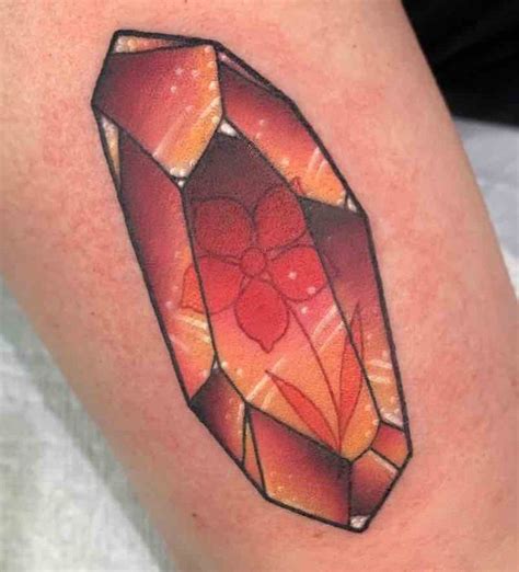 Of The Finest Crystal Tattoos Crystal Tattoo Jewel Tattoo Stone