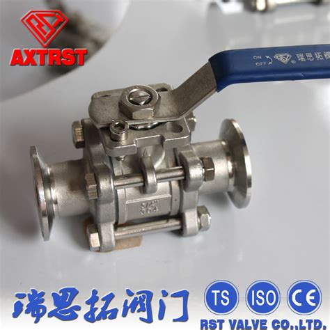 Pc Ball Valve Clamp End Stainless Steel Direct Mounting Pad China