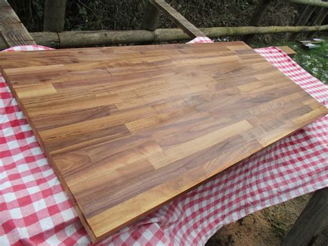 Walnut Butcher Block Desktop X To Inch Long Etsy