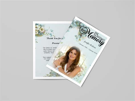 13+ Funeral Remembrance Cards Template | DocTemplates