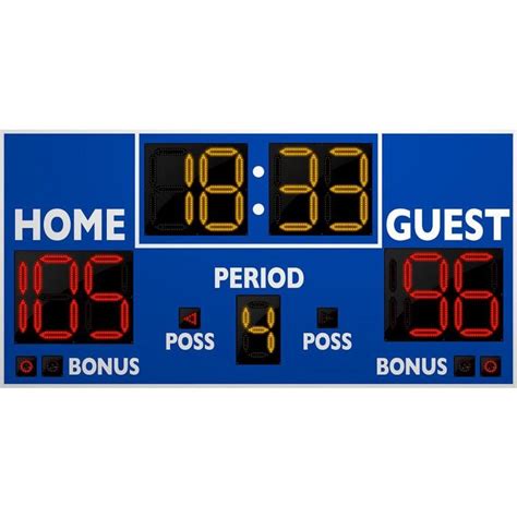 Varsity Scoreboards 2230 Indoor Multi-Sport Scoreboard | Scoreboards ...