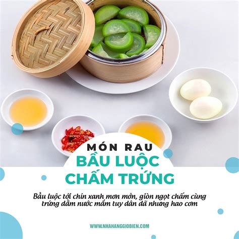 Bầu luộc chấm trứng - Nhà Hàng Gió Biển Phú Quốc