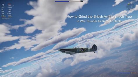 How To Grind The British Aviation Tech Tree In War Thunder Air