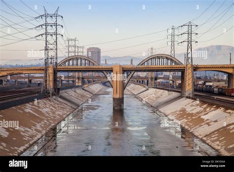 6th Street Bridge Over The Los Angeles River Downtown Los Angeles