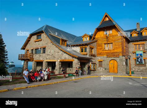 Town Square Of Bariloche Argentina South America Stock Photo