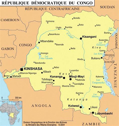 Informations sur la République démocratique du Congo