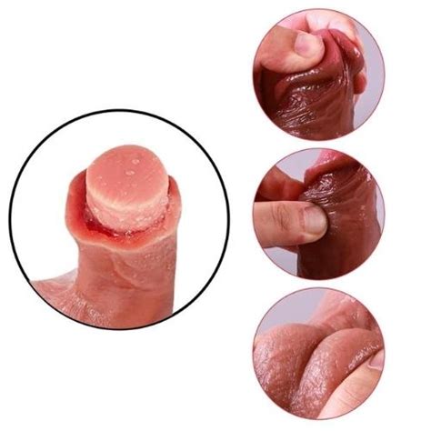 Master Perfection Dildo Adam Ultra Yumuşak Çift Katmanlı Mavi Damarlı