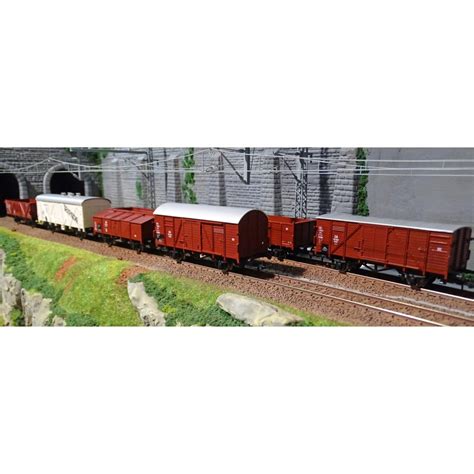 Coffret De Wagons De Marchandises Roco Db