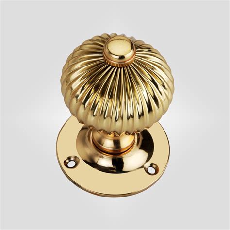 Regency Solid Brass Fluted Mortice Door Knobs Spira Brass Sb2111pbn More 4 Doors