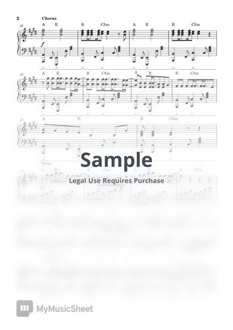 Taylor Swift Anti Hero Piano Sheet By John Rod Dondoyano Sheet