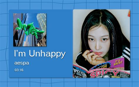 【8d环绕】im Unhappy Aespa 请佩戴耳机使用~ Syyeri Syyeri 哔哩哔哩视频