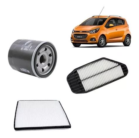 Kit Filtros Aceite aire polen Spark Gt 1 2 2010 2019 Cuotas sin interés