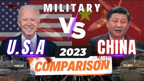 China Vs United States Military Army Comparison Who Would Win 2023 Youtube