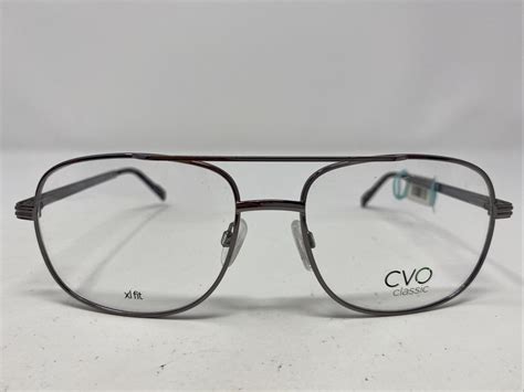 Cvo Classic Nathan Ii Gunmetal 62 18 155 Metal Full Rim Eyeglasses Frame W975 Ebay