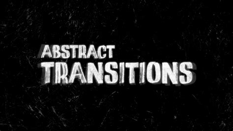 Premiere Pro Abstract Transitions Mogrt Template Sbv