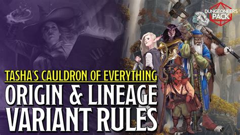 Customize Your Character Race Origin Lineage Variant Rules D D 5E