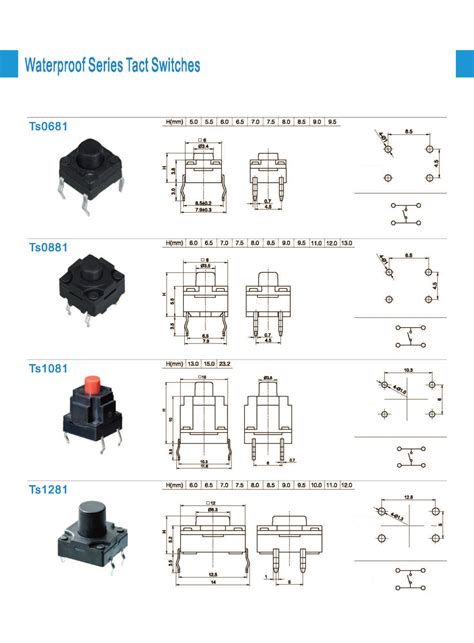 Tact Switch X Dip Smd Tactile Micro Push Button Micro Switch For