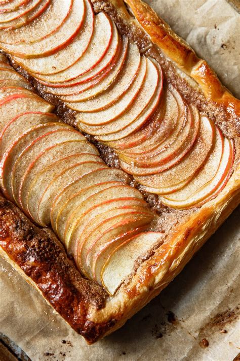 Puff Pastry Apple Tart A Beautiful Plate