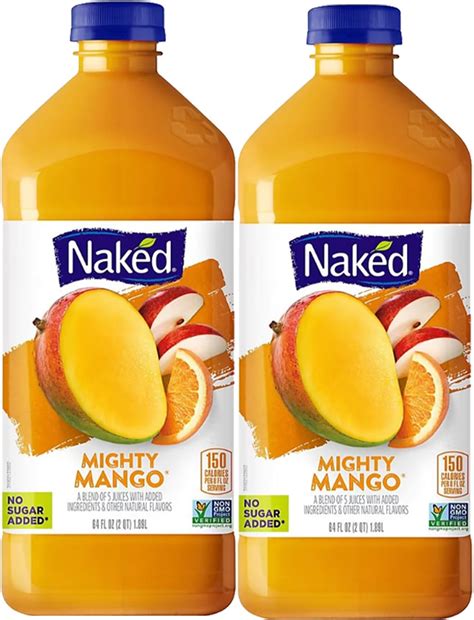 Amazon Naked Mighty Mango Juice Smoothie 64 Oz 2 Pack