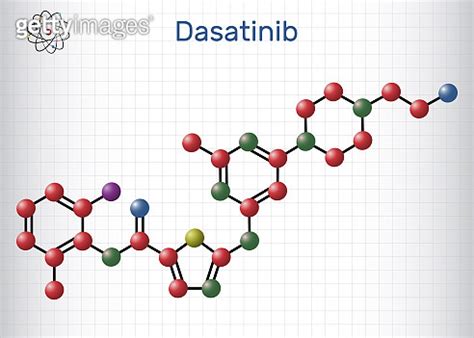 Dasatinib Molecule It Is Used To Treat Of Myelogenous Leukemia Cml