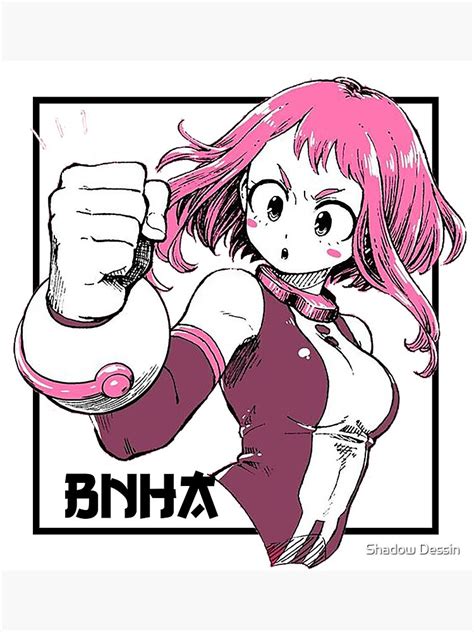 Ochaco Uraraka Bnha Poster By Rays95 Redbubble