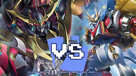 Digimon Card Game Darkknightmon Vs Xros Heart Ex Youtube