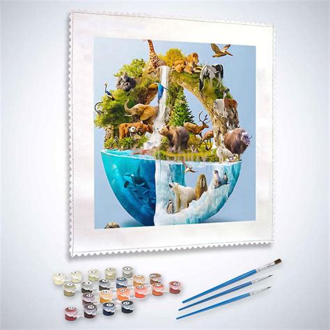 Paint by Numbers - World of animals – DIY Paint by Numbers