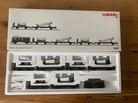 Märklin H0 45097 Modellbahn Güterwagenset 1 Wagen Set Flugzeug