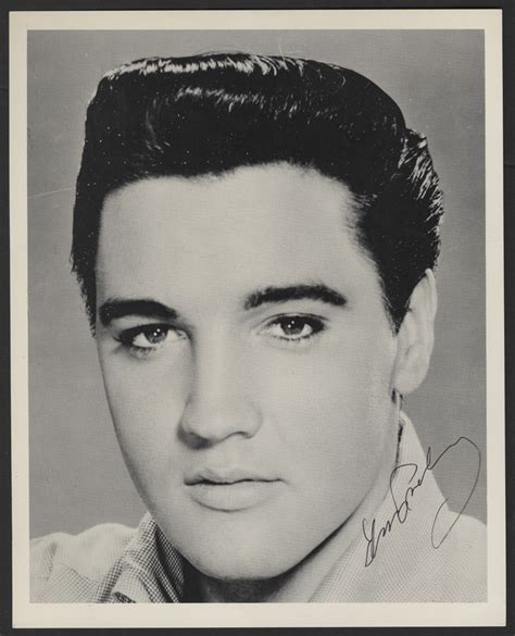 Lot Detail Elvis Presley Signed Original Photograph