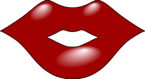 Red Lips clip art Free vector in Open office drawing svg ( .svg ...