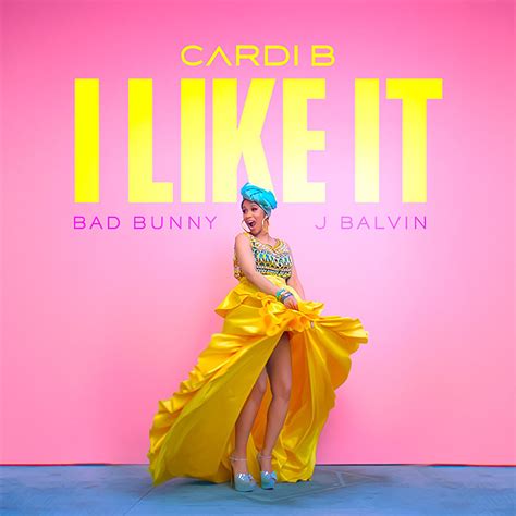 Car Tula Frontal De Cardi B I Like It Featuring Bad Bunny J Balvin