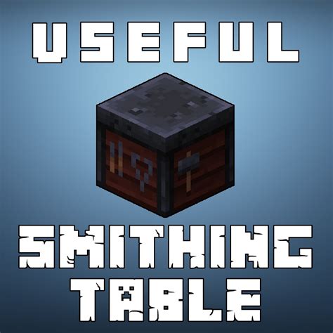 Smithing Table Minecraft Recipe Games Addict