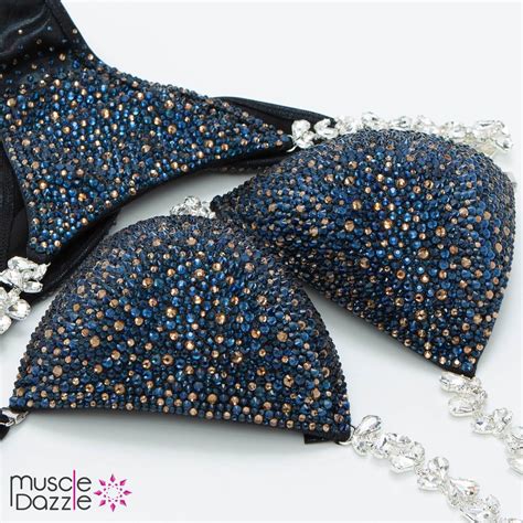 Dark Blue Competition Bikini CB697 Etsy
