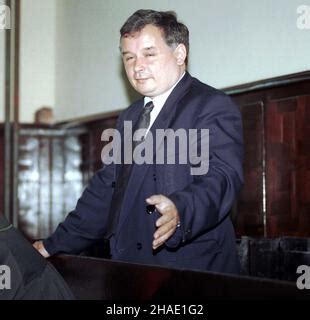 Pictured Jaroslaw Kaczynski Stock Photo Alamy