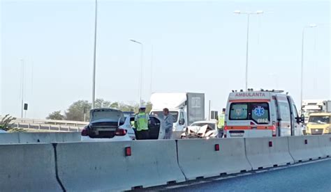 Trafic BLOCAT pe ambele sensuri în urma unui accident rutier intre