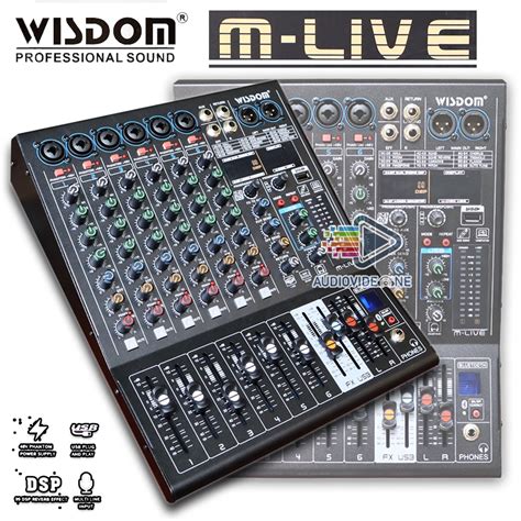 Jual Mixer Wisdom M Live 6 Mikser Audio 6 Chanel Original M LIVE 6