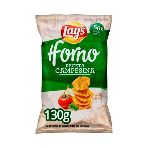 LAY S Patatas Fritas Ligeras Horno Campesinas LAY S 130 G Alcampo