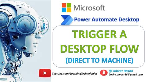 Power Automate Desktop How To Trigger A Desktop Flow Direct To