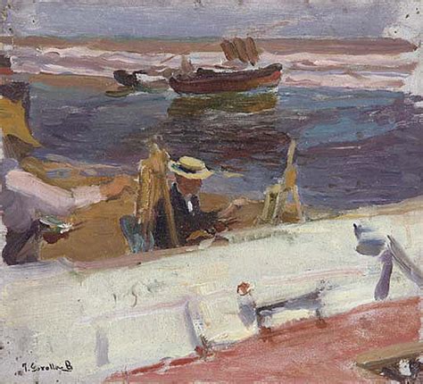 Painters On The Beach Joaqu N Sorolla Wikiart Org