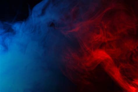 Premium Photo | Blue steam on a black background