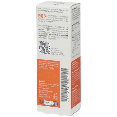 CBD By Boiron Gel Roll On 45 G Redcare Pharmacie