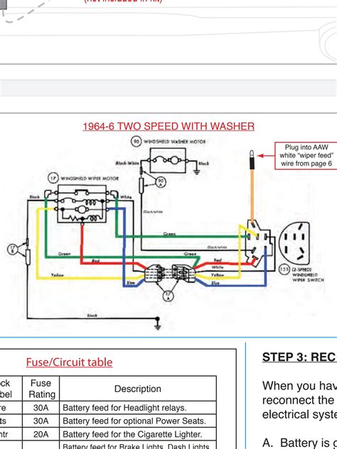 Mustang Wiper Motor Wiring Diagram Wiring Diagram