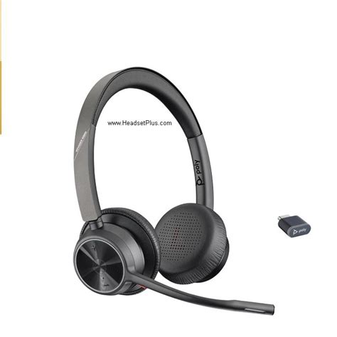 Poly Voyager 4320 UC Bluetooth Stereo USB C Headset 218478 01